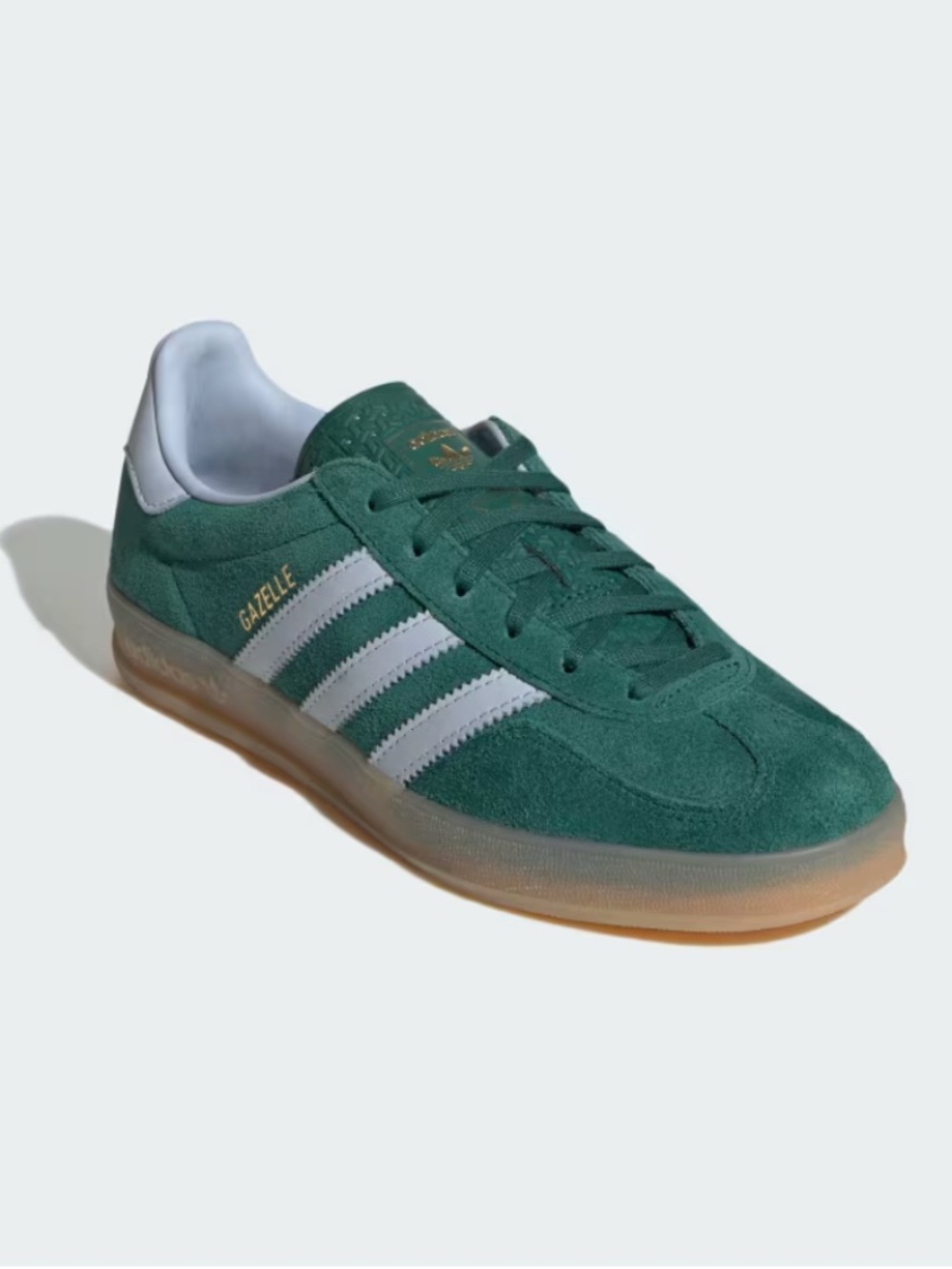 GREEN ADIDAS GAZELLE  SHOES - Picture 3 of 9